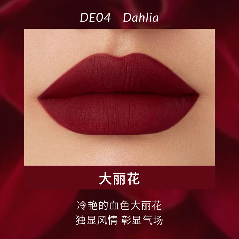 Kaleidos Lipstick Lip Cream Matte Velvet Nude Colours Lip Mud Waterproof Lip Gloss Long Lasting Lip Stain