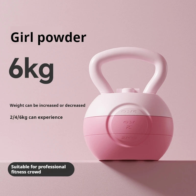 Kettlebell women's fitness exercise removable watering kettlebell