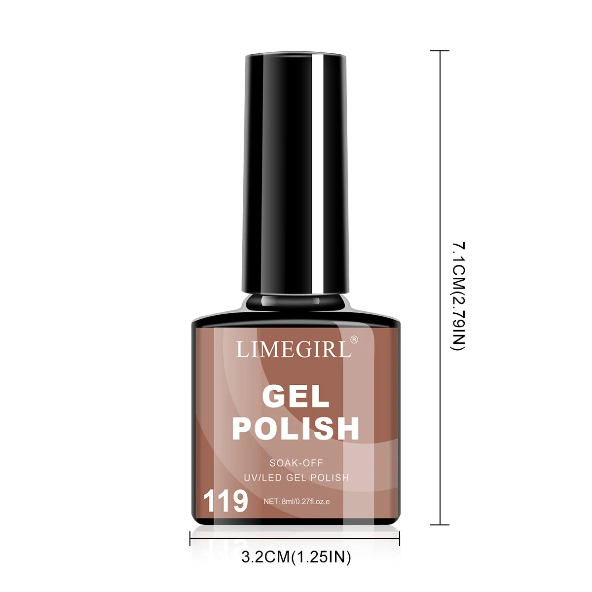 LIMEGIRL 8ml Gel Nail Polish Kit 21 Colors UV Soaked Gel Polish Varnish Nail Art Gift Set Suitable for Nail Art Design Gel Kit