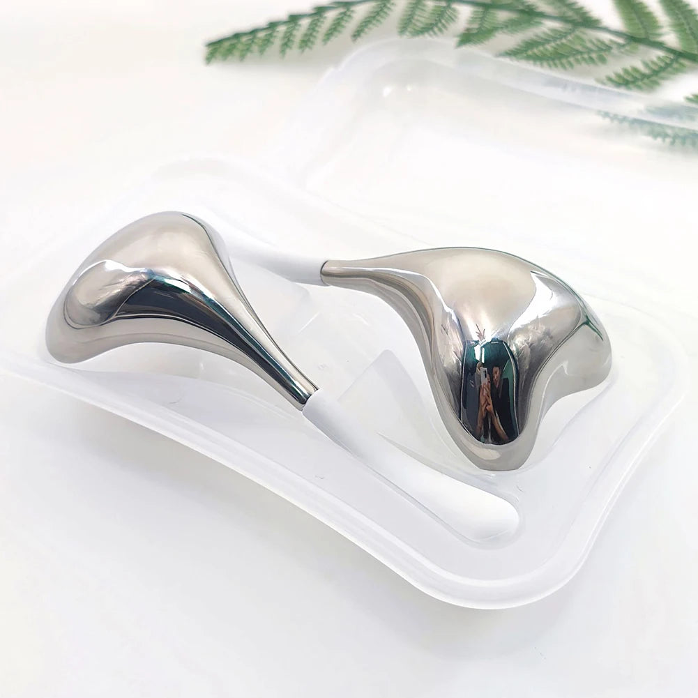 Ice Facial Roller Gua Sha Cryo Sticks Facial Skin Care Beauty Lifting Contouring Tools Reusable Ice Globe Balls Face Massagers