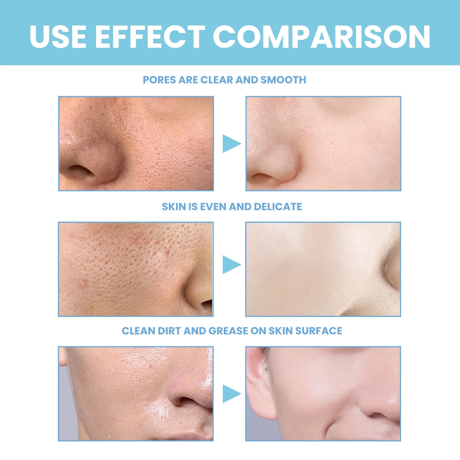 Facial Foaming Cleanser For Clean Pores Oil Control Brightening Skin Rejuvenation Deep Cleansing Moisturizing Face Wash Cleanser