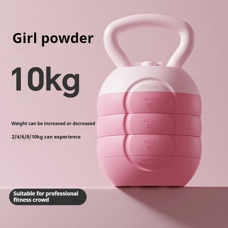 Kettlebell women's fitness exercise removable watering kettlebell
