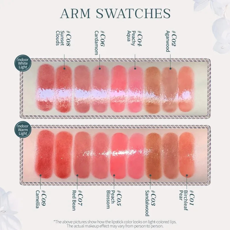 Flower Knows Butterfly Cloud Collar Collection Glossy Lipstick Makeup Lasting Lip Gloss High Pigment Makeup Flowerknows Lip Balm