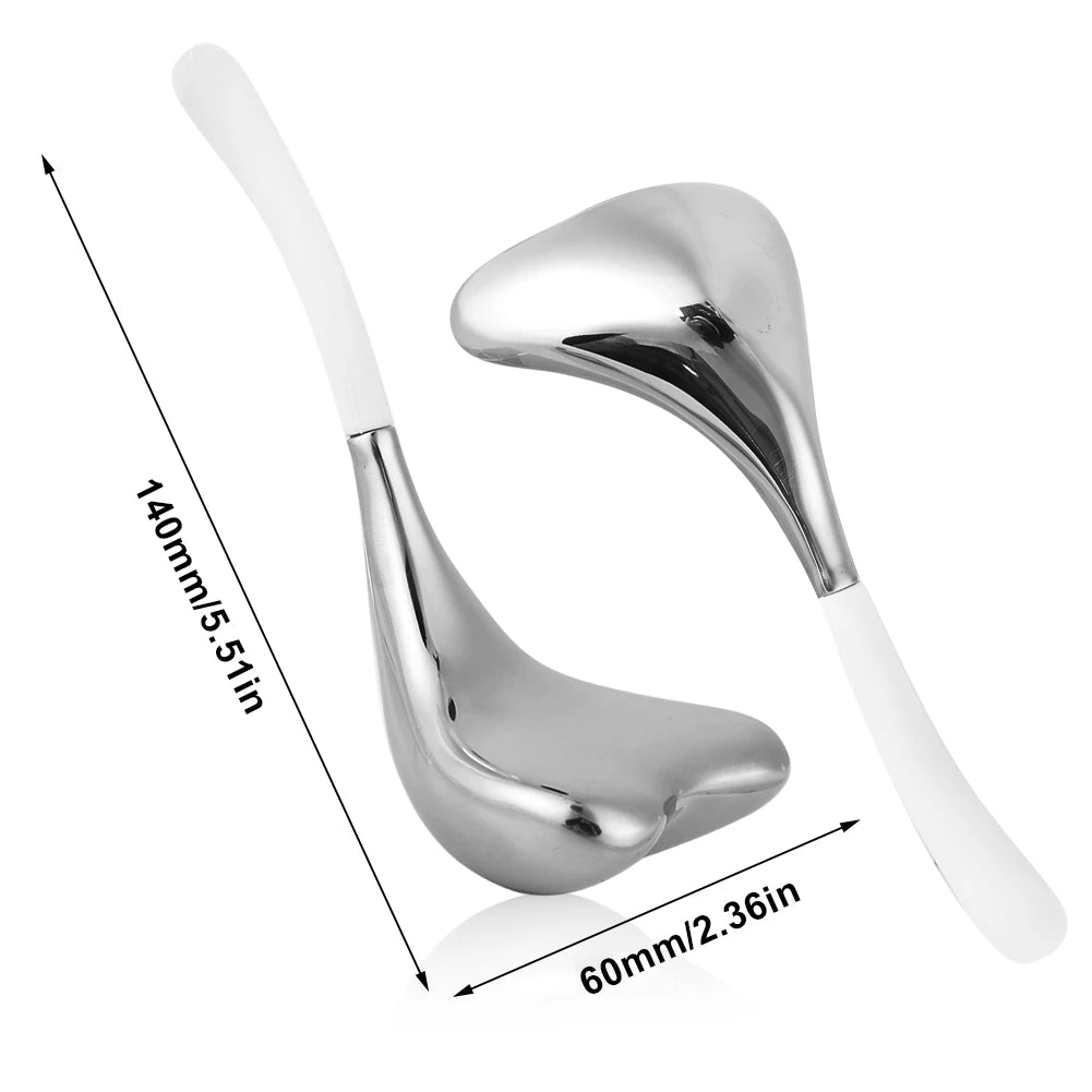 Ice Facial Roller Gua Sha Cryo Sticks Facial Skin Care Beauty Lifting Contouring Tools Reusable Ice Globe Balls Face Massagers