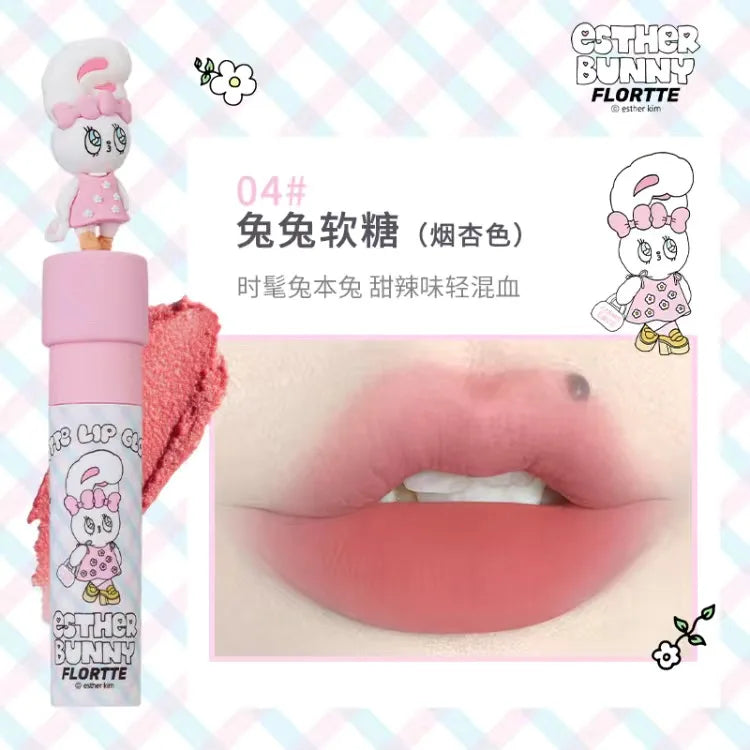 FLORTTE&MIKKO Mirror Lip Glaze Waterproof Translucent Lipstick Korean Makeup Lipgloss Lip Plumper Gloss, Moisturizing Lip Oil