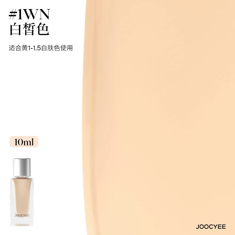 Joocyee Full Coverage Liquid Foundation Concealer Makeup Foundation Base Facial Contour Liquid Moisturizer Face Cream 10ML