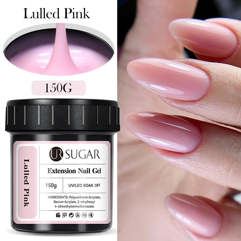 UR SUGAR 150g Fiber Rubber Base Nail Repair Gel Nail Polish UV Semi Permanent Repair Fix Crack Varnish Manicure Strengthener