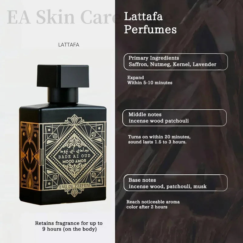 Lattafa Perfume Hombre Womens Long Lasting Originales Cologne Fragrance Body Spray Floral Scent Pheromone Eau De Parfum Men 50ml