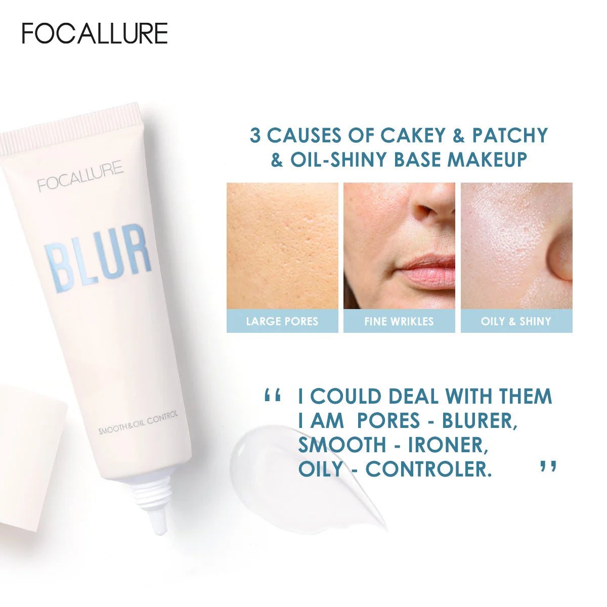 FOCALLURE Full Face Makeup Set Liquid Concealer Waterproof Primer Gel Blush Stick Spray Fixer Face Makeup Women Cosmetics