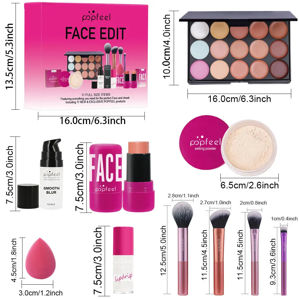POPFEEL Valentine's Day and Birthday Makeup Gift Set