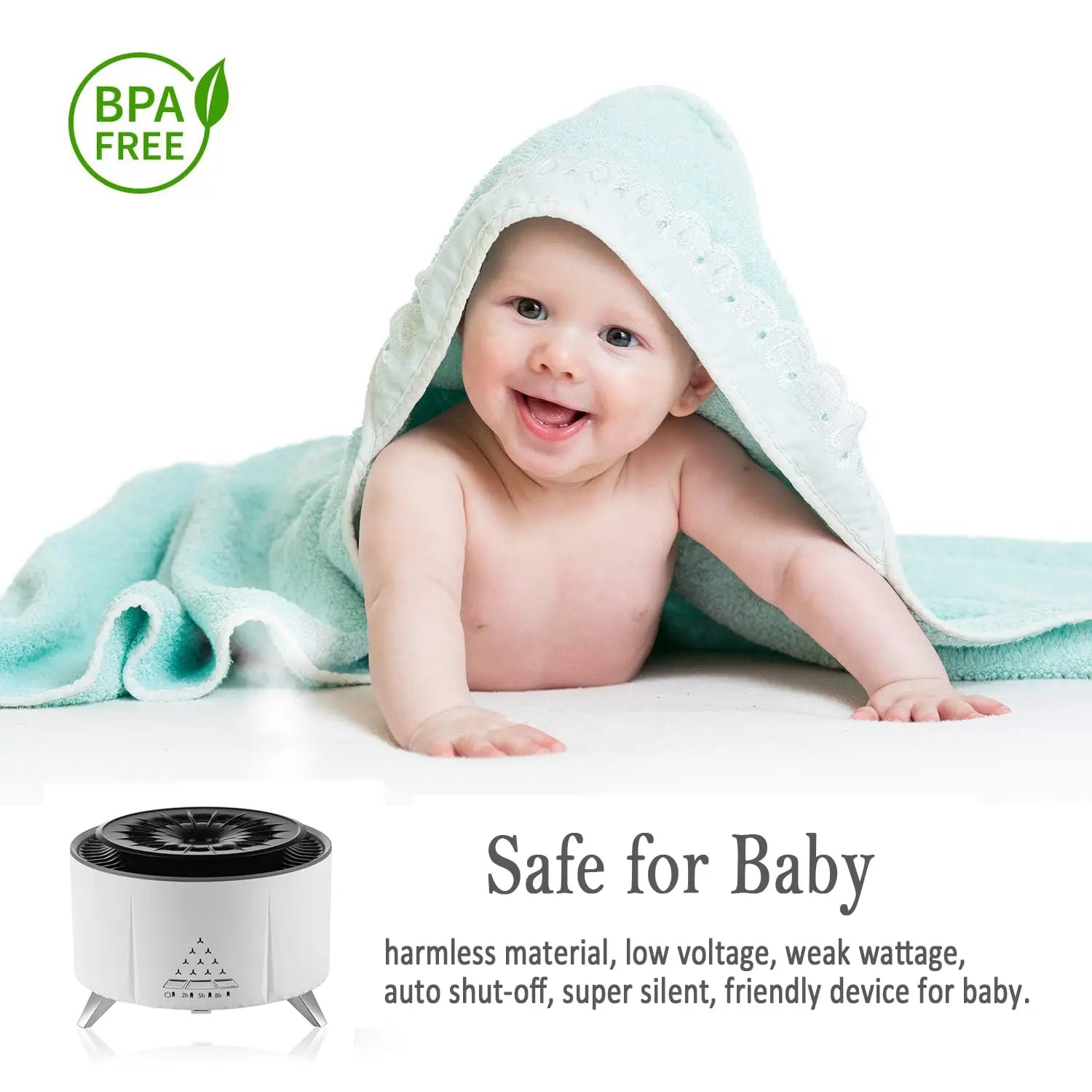 Diffusers for Essential Oils Large Room Cool-Looking Jellyfish Mist