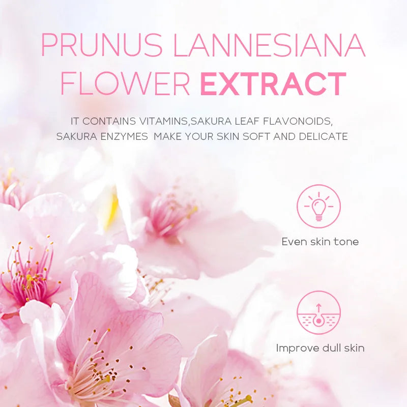 Sakura Facial Cleanser 50g Skin Deep Cleansing Moisturizing Blackhead Removal Skincare Face Wash Foam Face Cleanser Skin Care