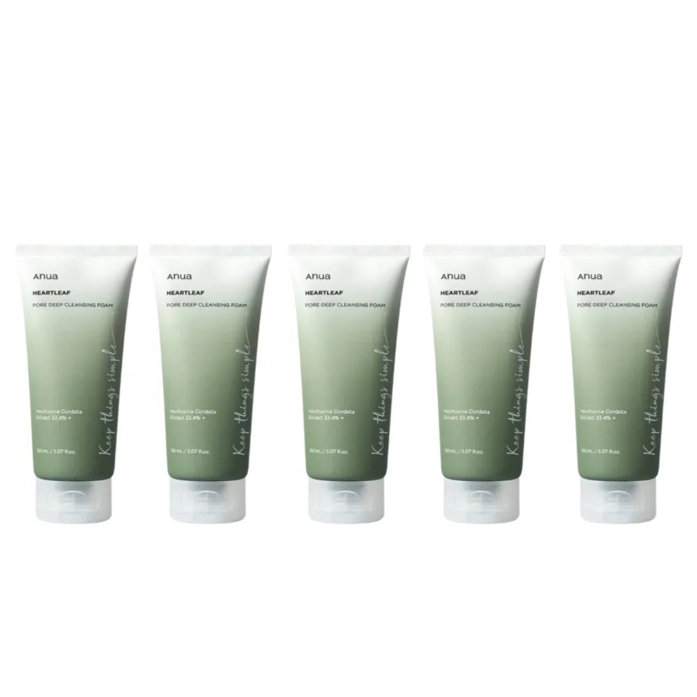 Anua Cleanser Heartleaf Oil Facial Cleanser Korean Original Form Moisturizing Soothing Skin Care Heartleaf Oil Control Cleanser