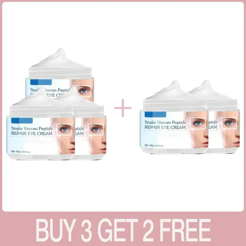Snake Venom Peptide Eye Cream Moisturizes Tightens Eye Bags Anti Wrinkle Stays Up Late To Repair Dark Circles Lighten Fine Lines