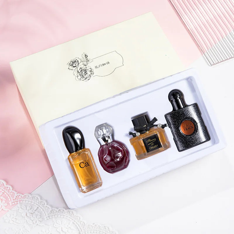 30ml Perfume Set with Long-lasting Light Fragrance, Fresh and Fruity Scent for Men and Women, Ideal for Daily Use and Gifts