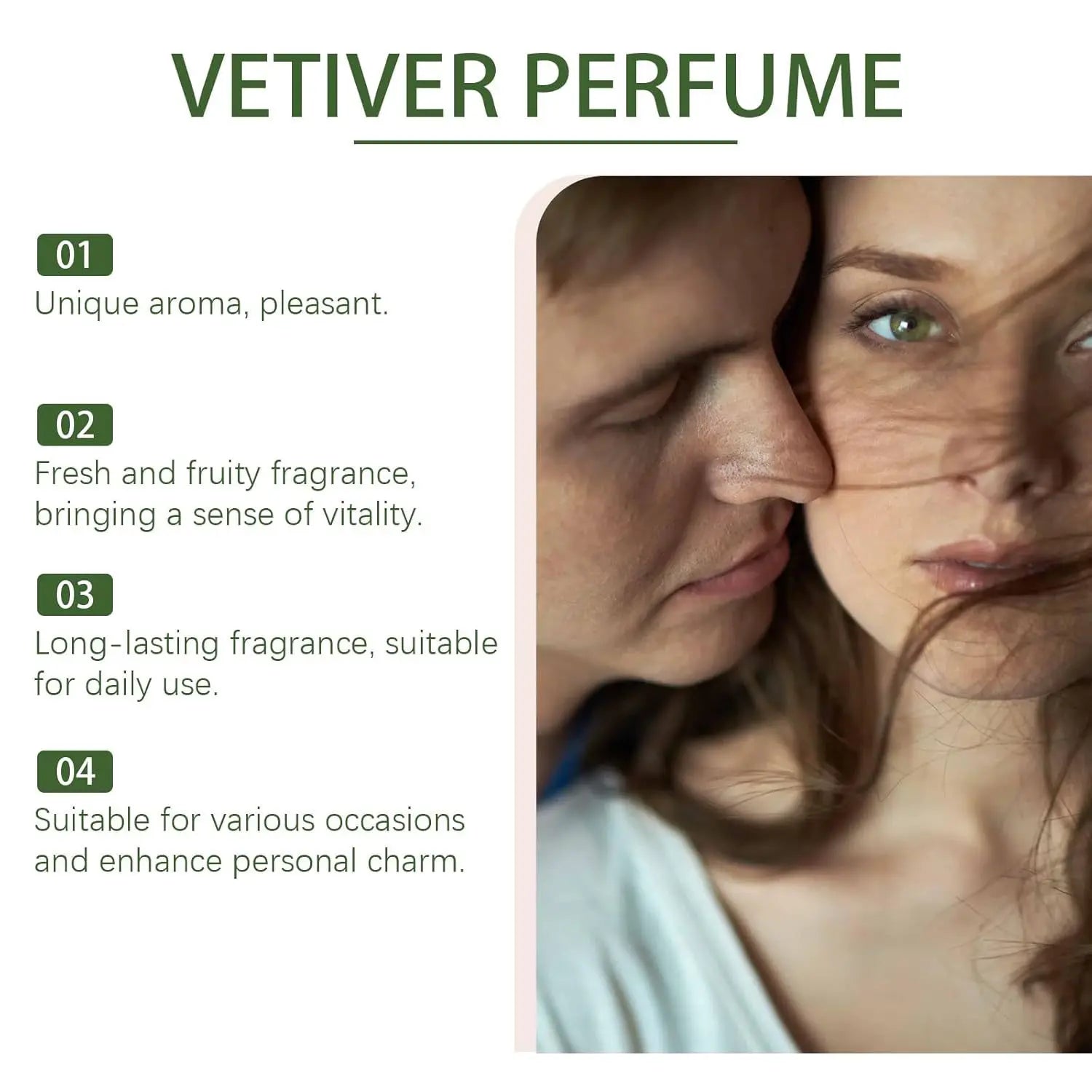 Vetiver Perfume Men 50ml Hair Perfume & Body Spray Long Lasting Fragrance Scent Perfume Spray for Women Fragrance Perfumes