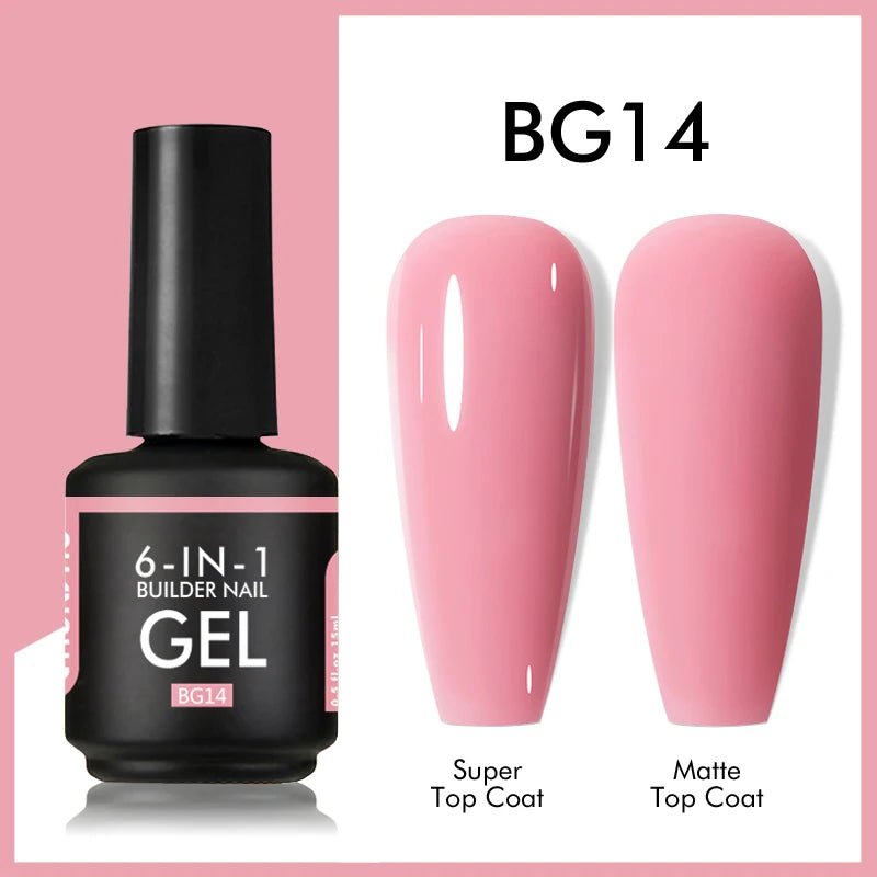 CHUNSHU 6 IN 1 Extension Gel 15ML Builder Nail Gel
