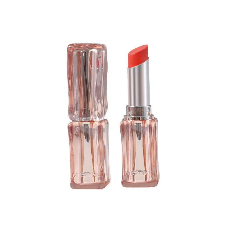 MISTINE Lipstick Matte Surface Nude Color Non Stick Cup Lipstick Jelly Balm Moisturizing Tinted Lip Balm Hydrating Vitamin E