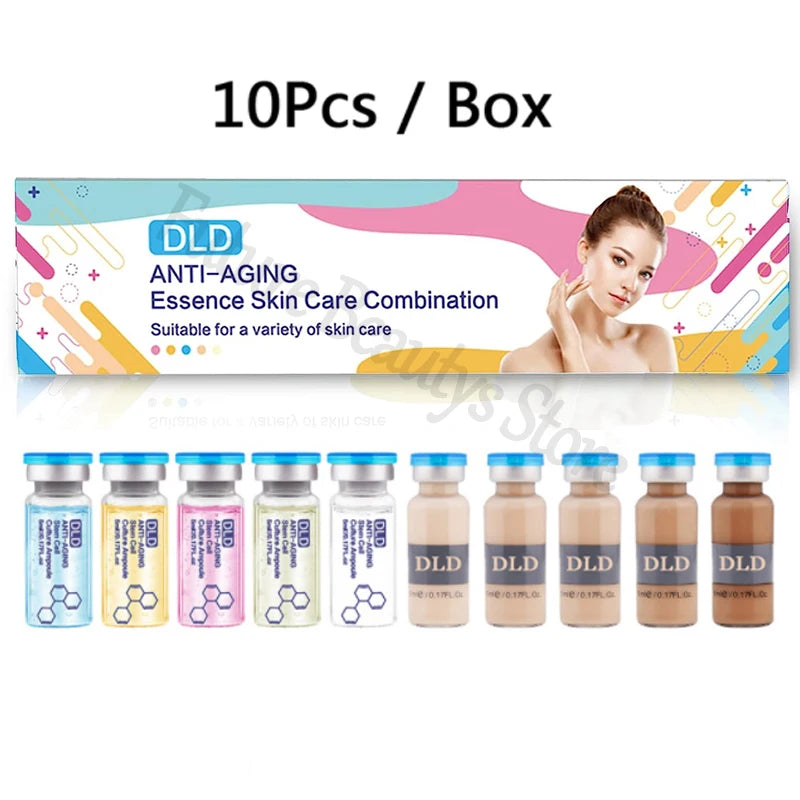 Korea 5ml Glow BB Cream Hyaluronic Acid Ampoule Kit Facial Repair Foundation Cream Moisturizing Rejuvenation Beauty Skin Care