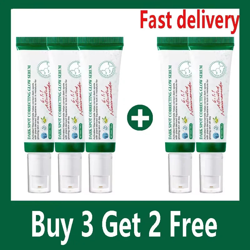 50ml Dark Spot Correcting Glow Serum Effectively Improves Dull Face Moisturizing Whitening Brighten Gently Soothe Serum