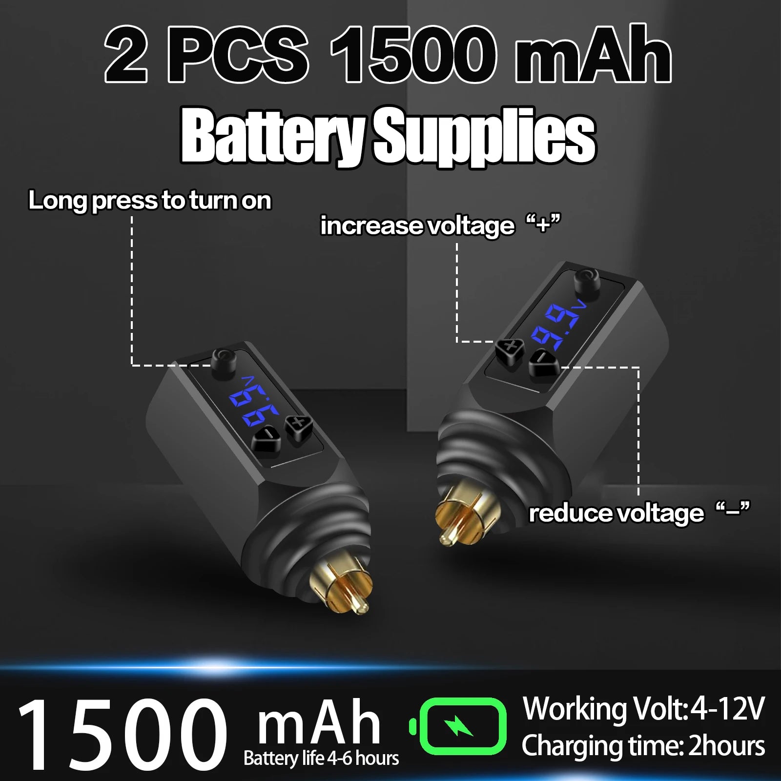 Tattoo Kit POSEIDON V5 Hot Tattoo Pen Kit For Permanent Makeup Tattoo Machine Kit High Power Tattoo Power Supply Tattoo Gun Kit