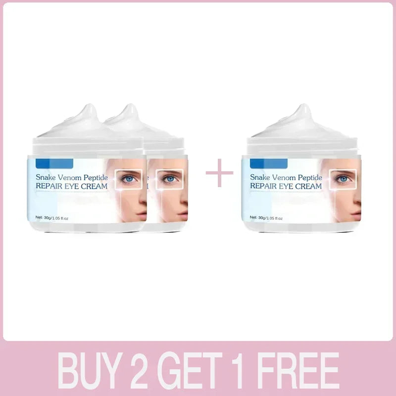 Snake Venom Peptide Eye Cream Moisturizes Tightens Eye Bags Anti Wrinkle Stays Up Late To Repair Dark Circles Lighten Fine Lines