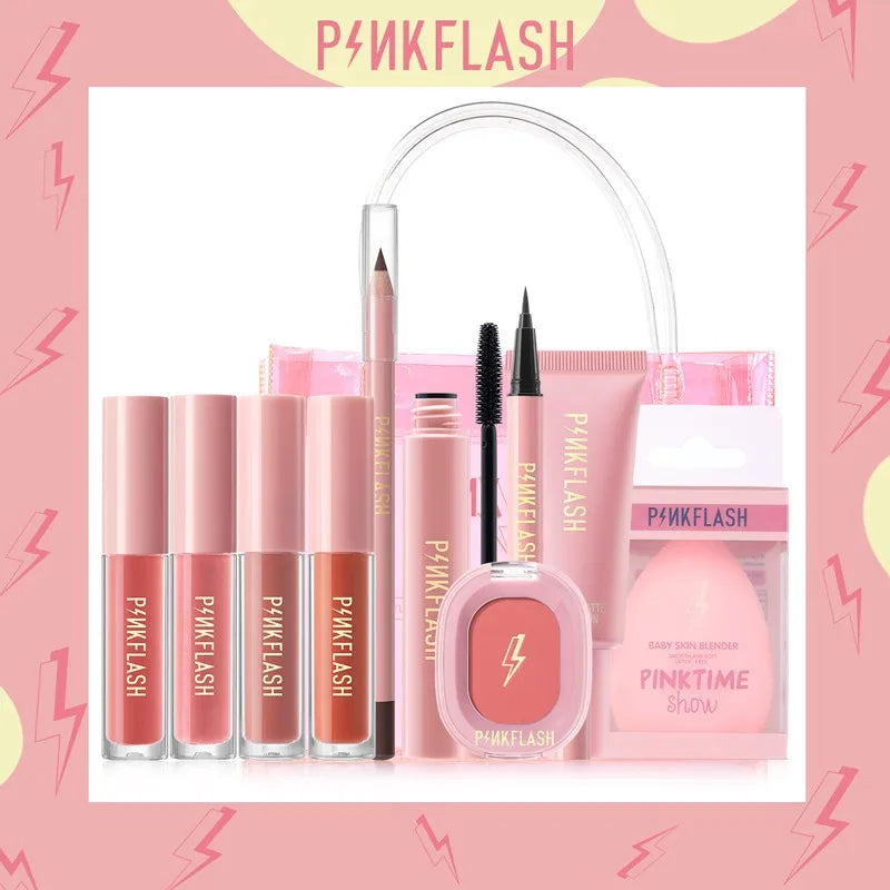 PINKFLASH 11 Pcs Full Makeup Set