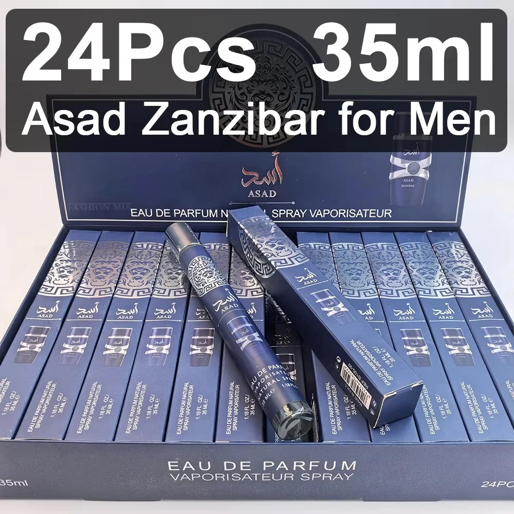 24Pcs 35ml Original Yara Perfume Women's Man Lasting Fragrance Spray Perfume Yara Candy Moi Tous Asad Fragrance