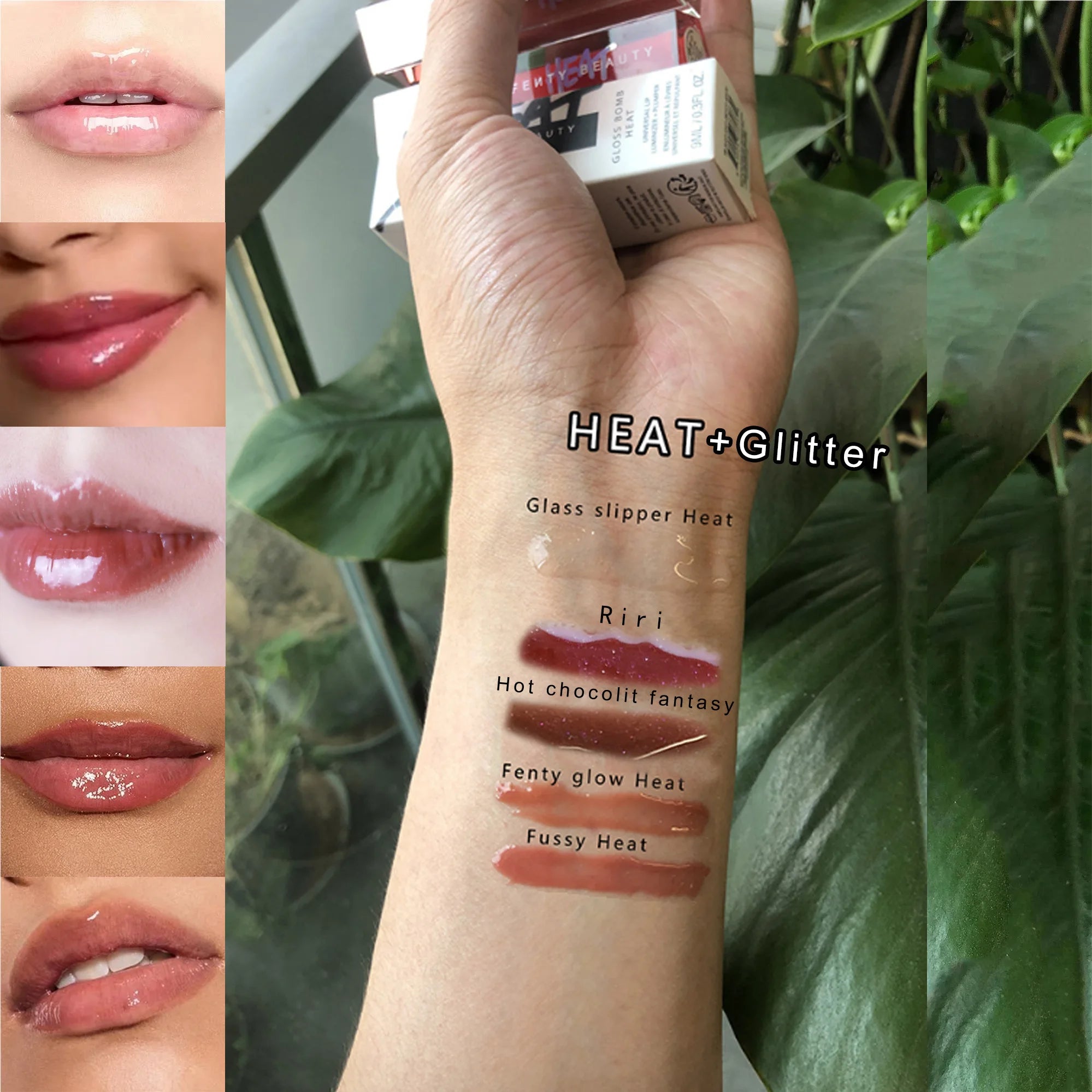 Christmas Makeup Gift Set High-Shine Lip Gloss Bomb Collection