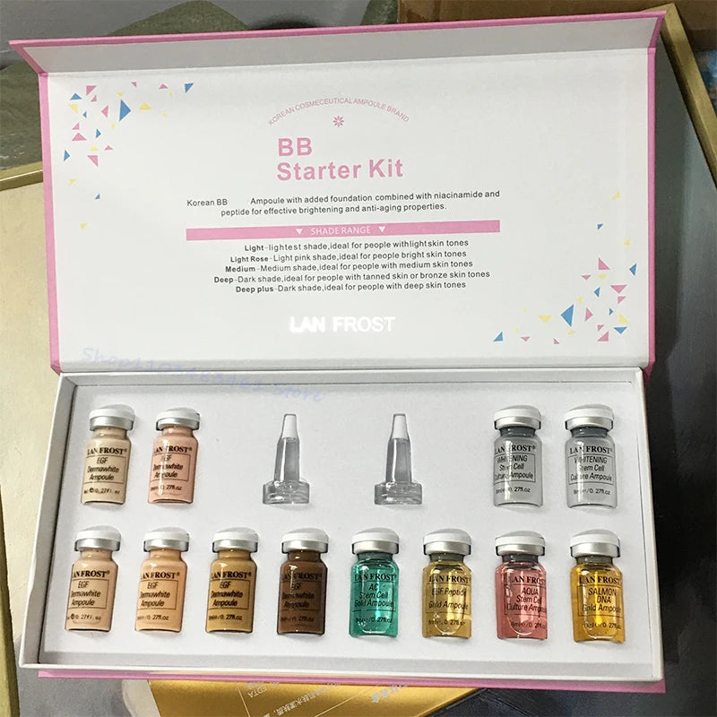 Face BB Cream Glow Essence Kit Antioxidant Niacinamide Foundation Cream Moisturiser Sunscreen Rejuvenation Skin Care