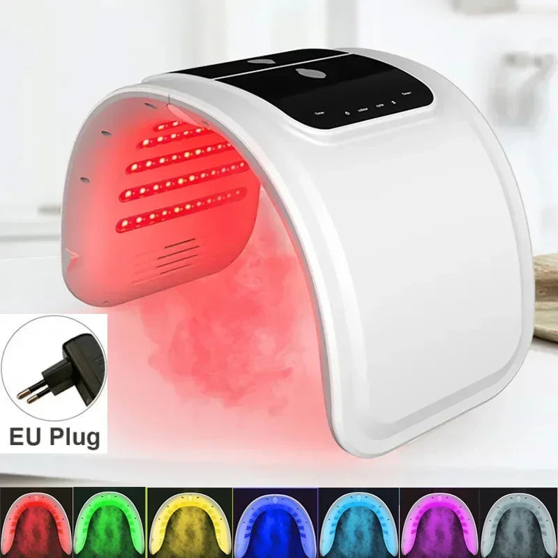 7 Color PDT Led Mask with Facial Spray Light Therapy LED Facial Mask Beauty Facial Rejuvenation Acne Remover Anti Wrinkle