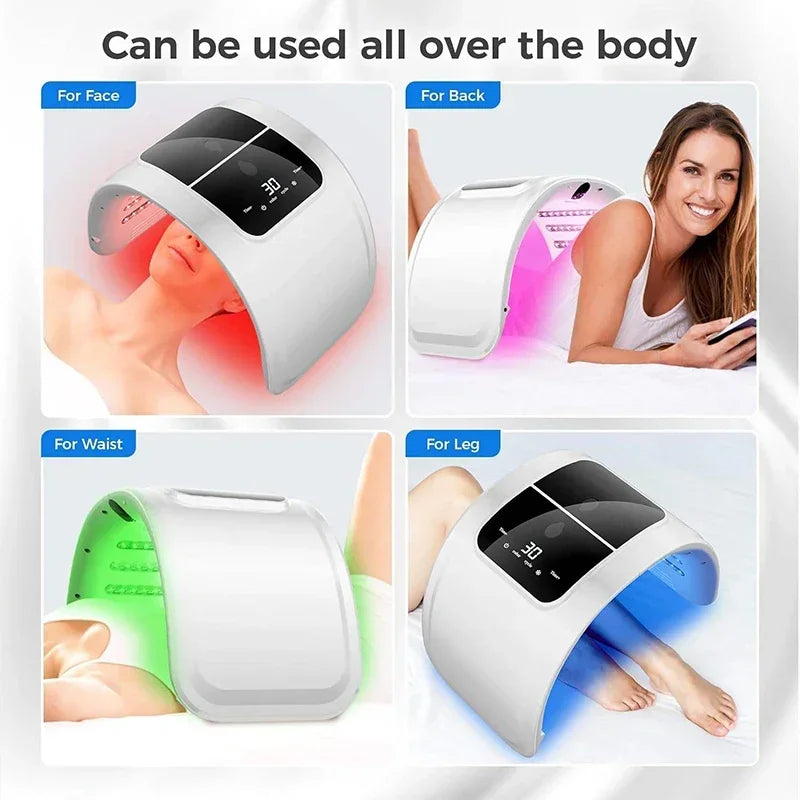 7 Color PDT Led Mask with Facial Spray Light Therapy LED Facial Mask Beauty Facial Rejuvenation Acne Remover Anti Wrinkle