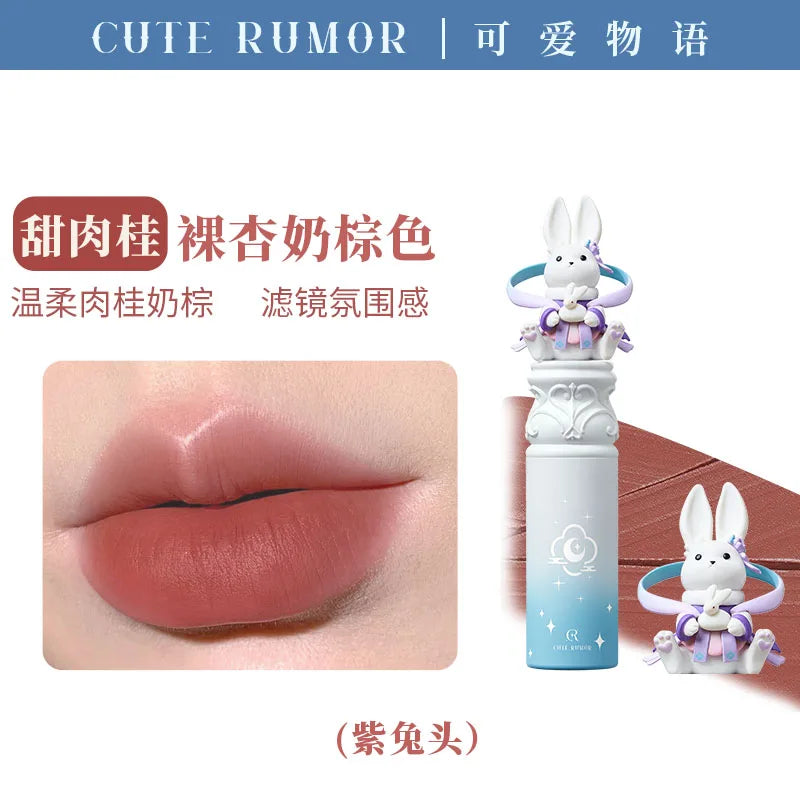 Cute Rumor Korean Matte Lipstick Makeup Soft Matte Lip Stick 24 Hours Waterproof Set