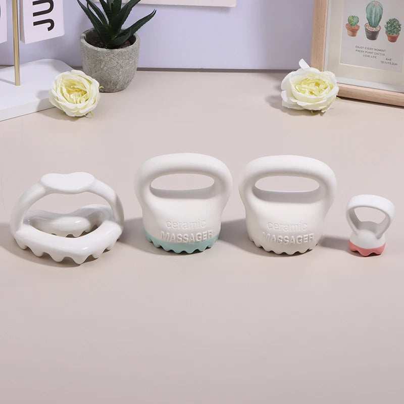 1Pcs Gua Sha Tools Face Massagers Facial SPA Massage Tool For Face Lift Ceramic Gua Sha Scraper Board Slimmer Skin Tightening