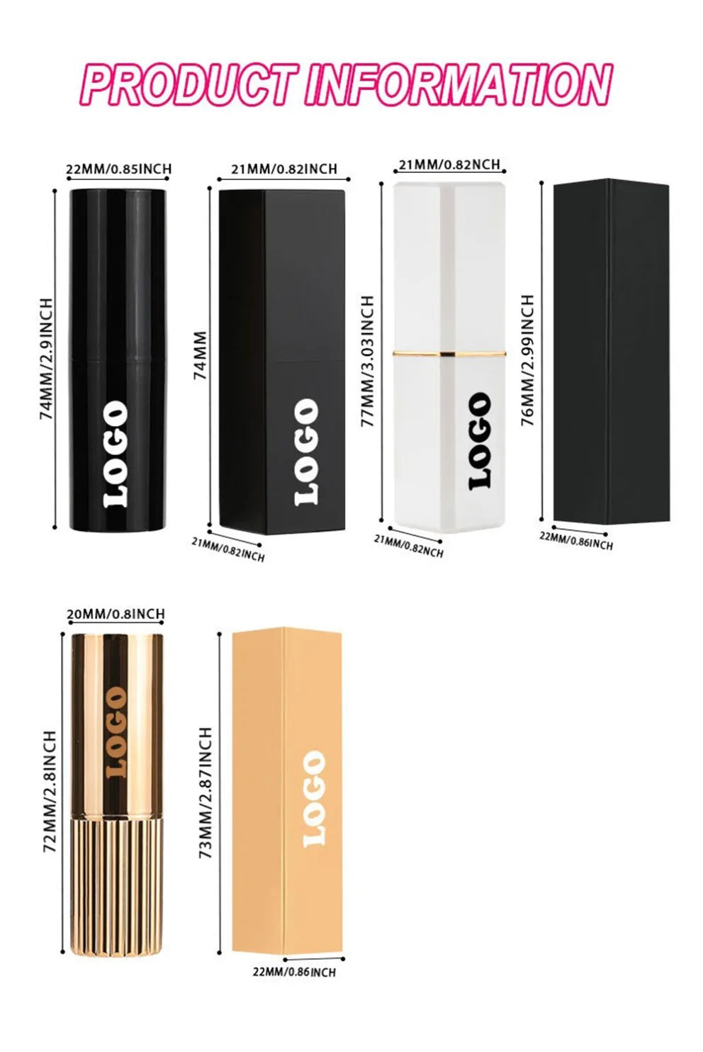 Gold Matte Lipstick Private Label Waterproof Long Lasting Vegan Lipstick Makeup Custom Logo