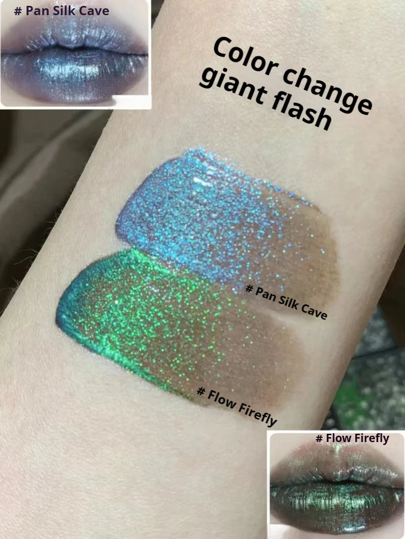 Girlcult Lipgloss Pearlescent Chameleon Shimmer Lip Tint Longlasting Moisturizing Lipstick 3.5g