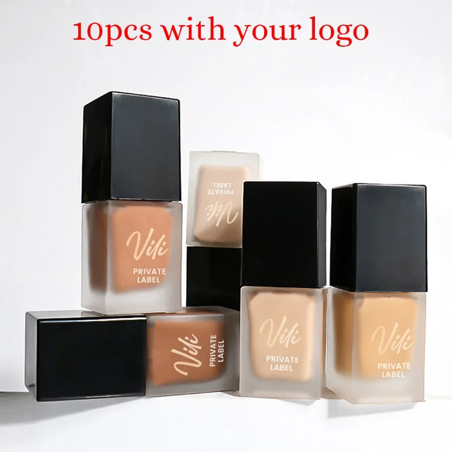 Private Label Liquid Foundation Custom Bulk 15ML Naturally Long-lasting