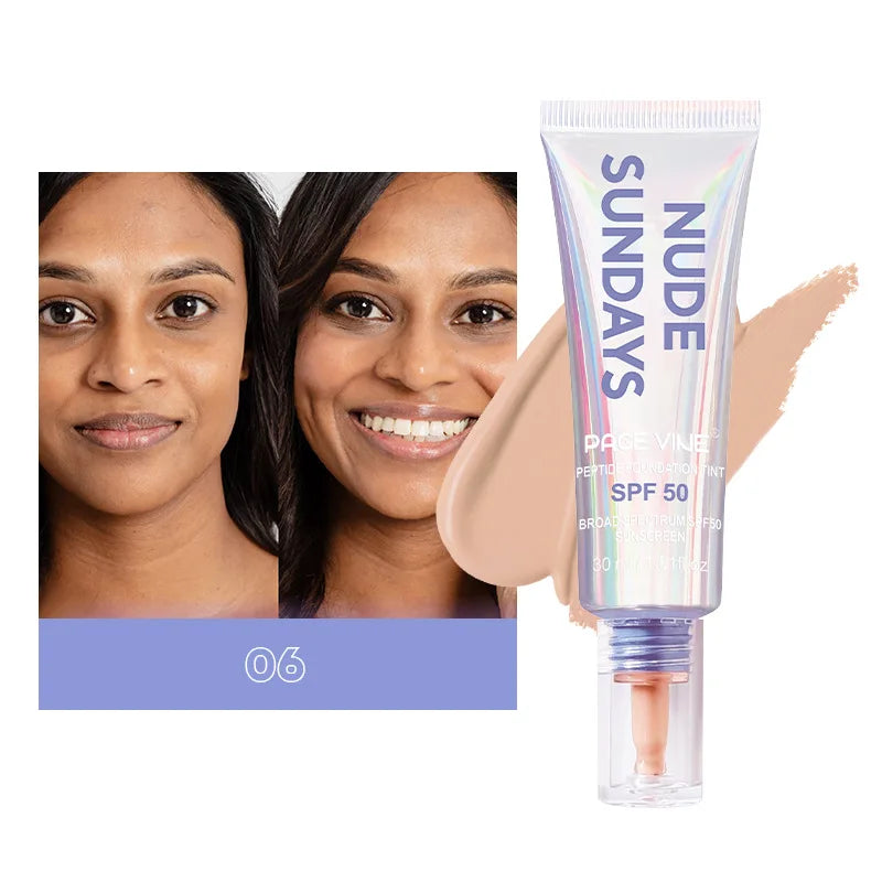 Long-lasting Makeup Foundation Liquid Oil Control Concealer Isolation Moisturizing Sunscreen Multifunctional Foundation Liquid