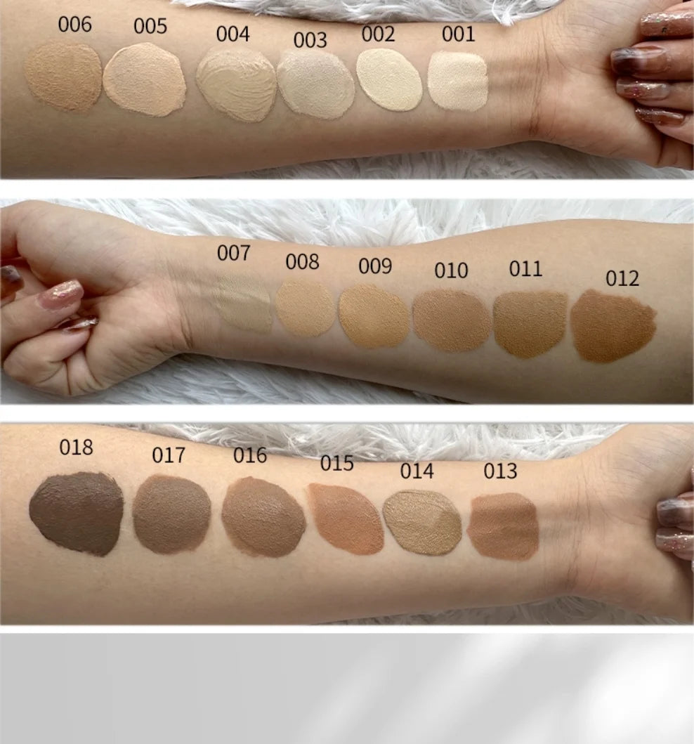 Liquid Foundation Long Lasting Private Label Matte Waterproof Makeup Foundations Vegan Dark Skin Cosmetics Wholesale Bulk