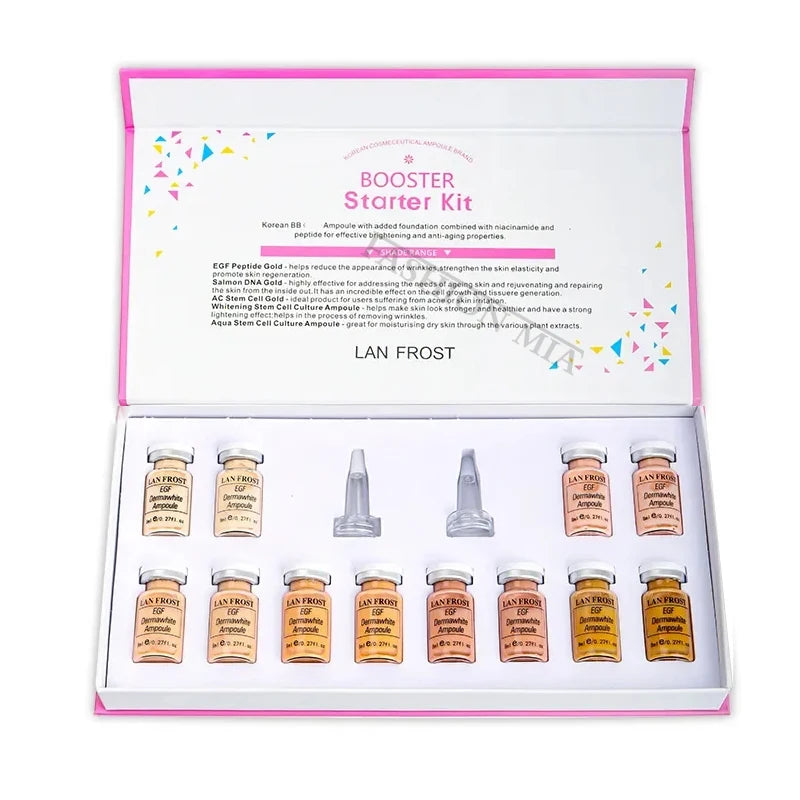 Korea 8ml BB Cream Glow Starter Kit Peptides/Niacinamide Foundation Cream Sunscreen Moisturizing Cream Facial Skin Care