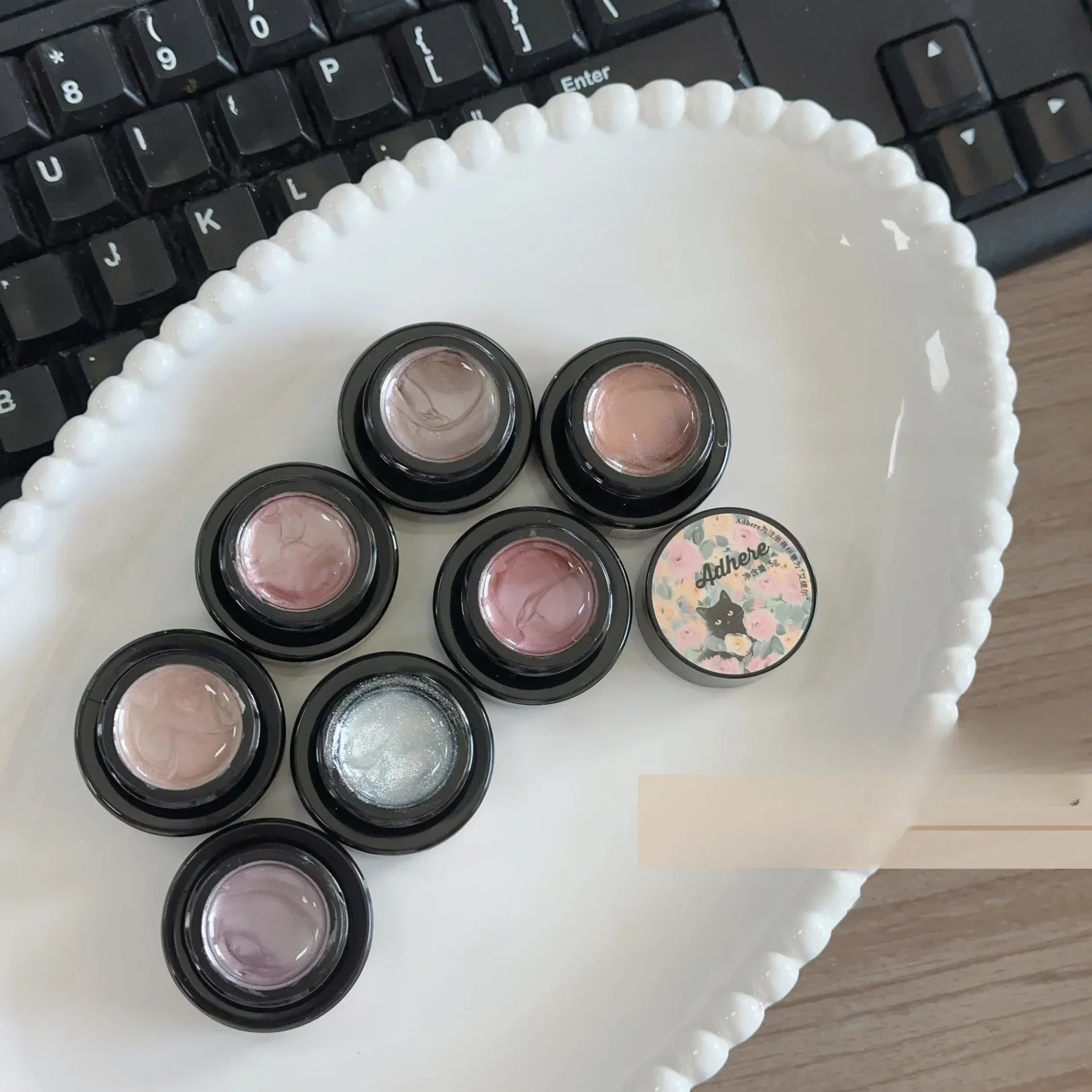 7pcs 5ml Water Light Cat Eye Nail Gel Semi Permanent Soak Off Holographic Crystal Magnetic Polish Gel For Nail Art Gel Varnishes