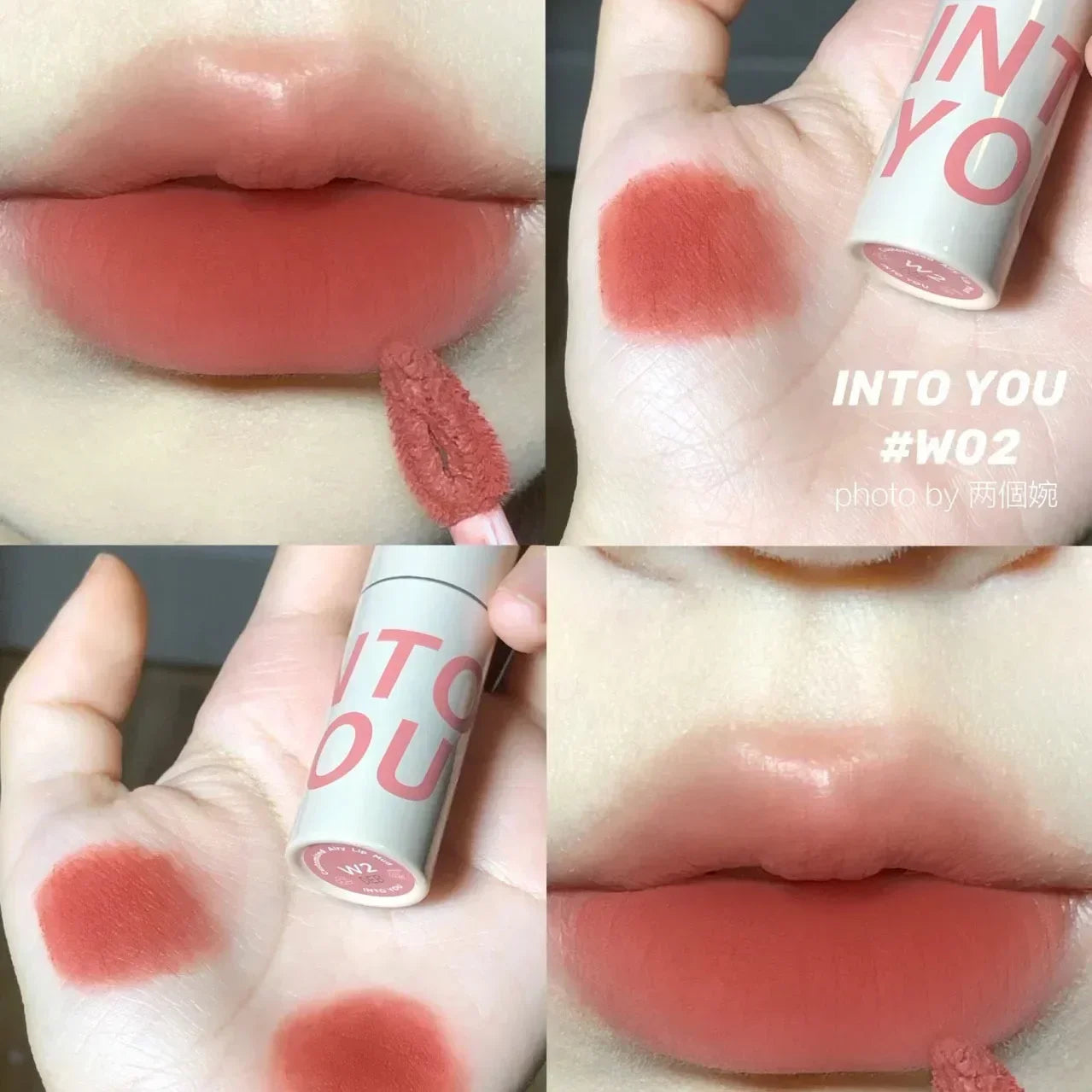 INTO YOU Lip Mud Lip Gloss Velvet Lipstick Lip Glaze Women Makeup Matte Waterproof Long Lasting Red Tint Rare Beauty Cosmetics