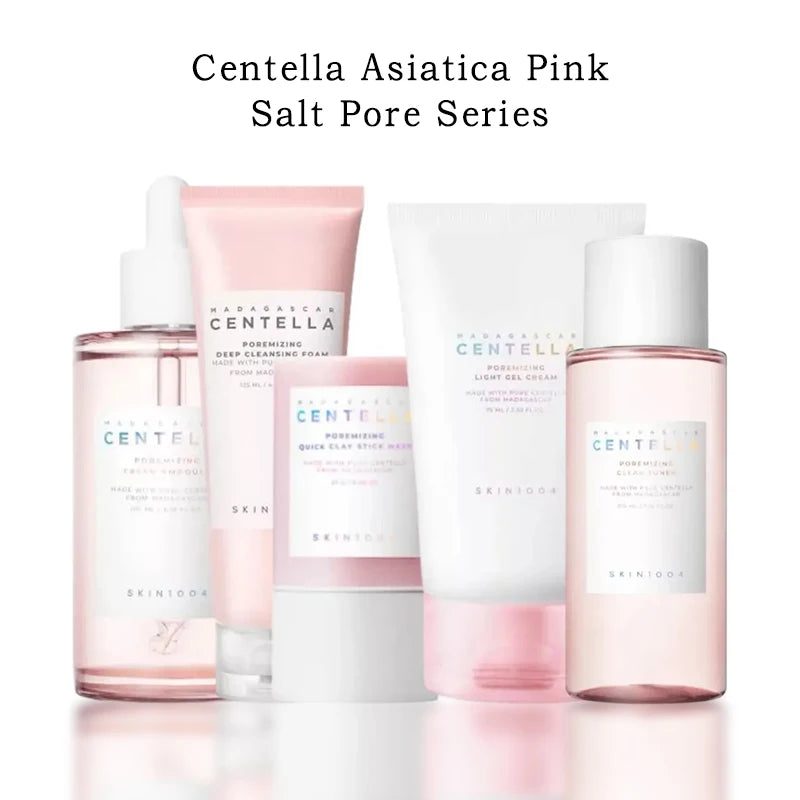 Centella Pink Salt Fresh Ampoule Toner Facial Serum cleanser And Moisturiser Cream Skincare Original Products Full Set