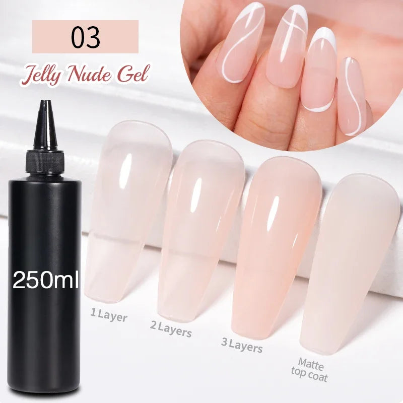 BOZLIN 1KG Super Shinny Top Coat UV Base Gel Polish Matte Top Coat Reinforce Gel Long Lasting Shinning Soak Off Nail Art Varnish