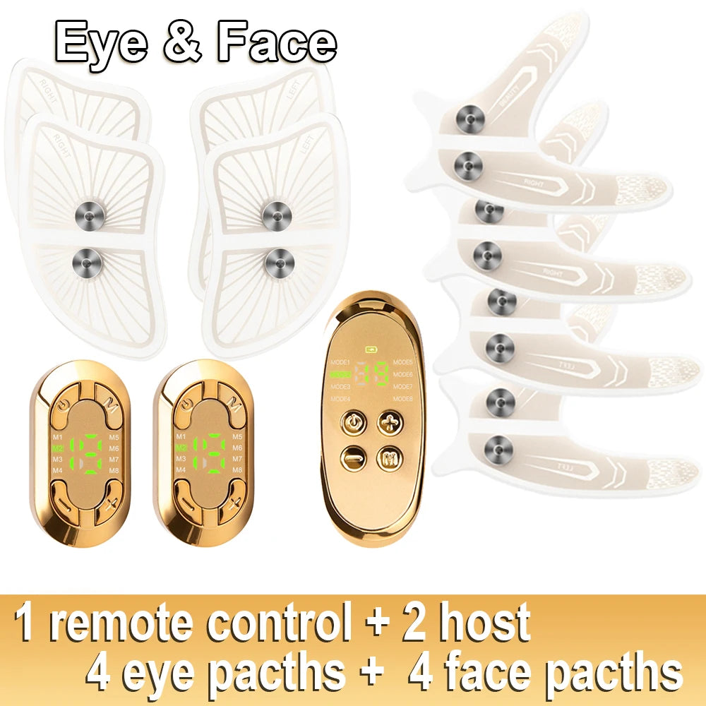 EMS Face Eye Massager Electric Muscle Stimulator Facial Massagers Beauty Eyes Facial Lifting Fatigue Relief  Skin Care