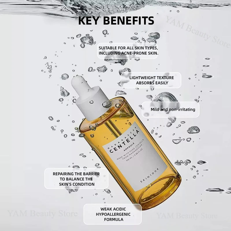 Korean Centella Skin1004 Ampoule Face Serum Moisturizing Whitening Cream and Gentle Cleaning Oil Skincare Original Products Set