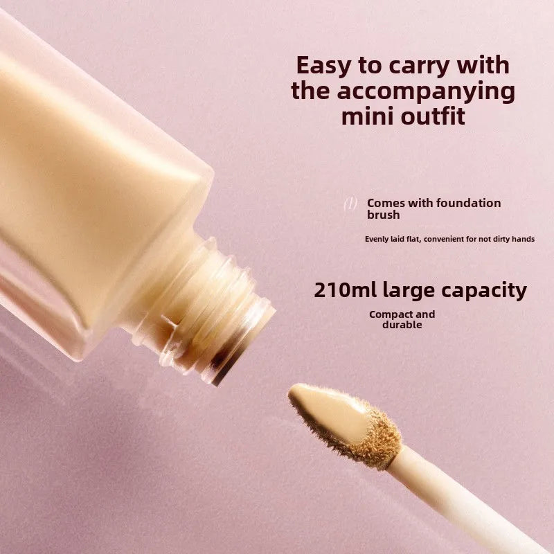 Joocyee Full Coverage Liquid Foundation Concealer Makeup Foundation Base Facial Contour Liquid Moisturizer Face Cream 10ML