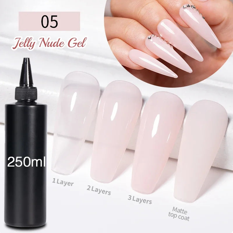 BOZLIN 1KG Super Shinny Top Coat UV Base Gel Polish Matte Top Coat Reinforce Gel Long Lasting Shinning Soak Off Nail Art Varnish