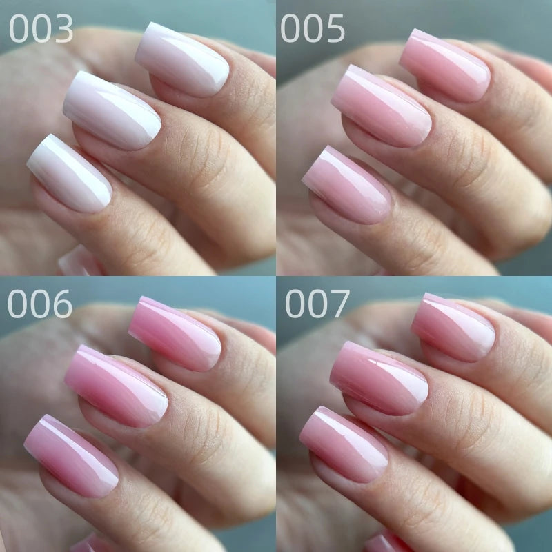 MSHARE 250g Clear Acrylic Gel Hard Gel For Nail Extension Pink Nude White Acrygel Hema Free Builder Nail Gel French Nails Art