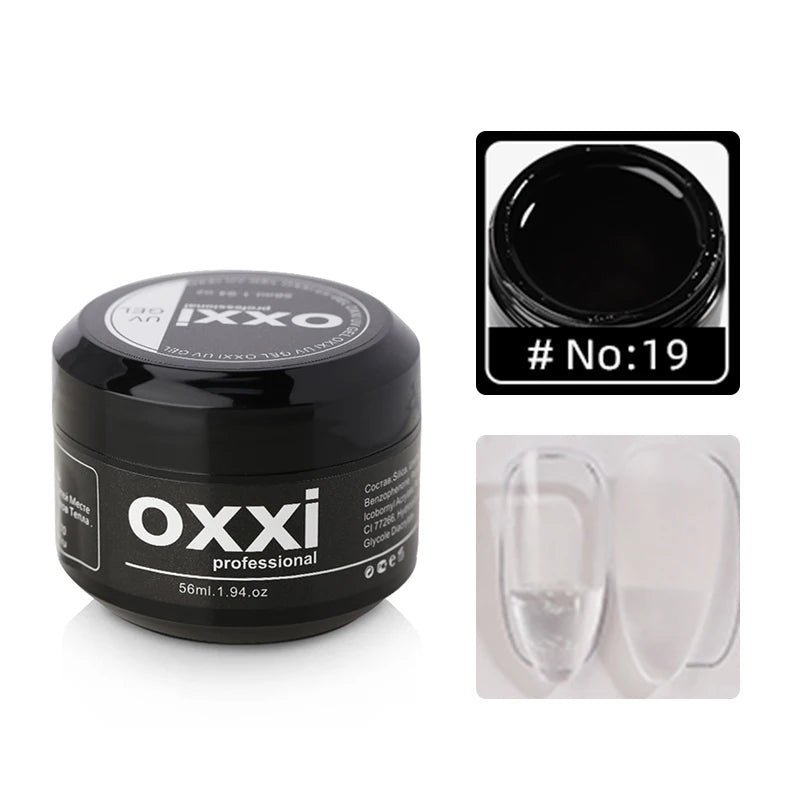 OXXI 56ml UV Nail Extension Gel Semi-permanent Builder Varnish Manicure Poly Nails Gellac Acryl Gel Polish Easy Building Enamels